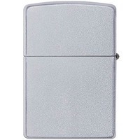 Комплект Zippo Зажигалка 205 Sniper Bear CLASSIC satin chrome + Бензин + Кремни + Подарочная коробка