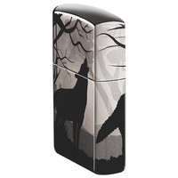 Комплект Zippo Зажигалка Zippo 150 Wolves Design + Подарочная упаковка + Бензин + Кремни