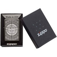 Комплект Zippo Зажигалка Zippo 150n Compass + Подарочная упаковка + Бензин + Кремни