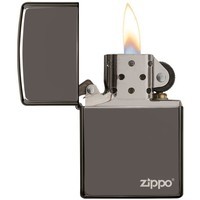 Комплект Zippo Зажигалка Zippo 150ZL CLASSIC BLACK ICE with zippo + Подарочная упаковка + Бензин + Кремни