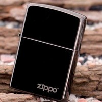 Комплект Zippo Зажигалка Zippo 150ZL CLASSIC BLACK ICE with zippo + Подарочная упаковка + Бензин + Кремни