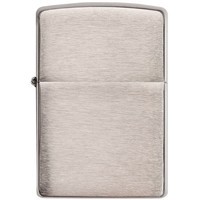 Комплект Zippo Зажигалка Zippo 162 brushed chrome Heavy Wall Armor + Подарочная упаковка + Бензин + Кремни