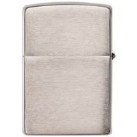 Комплект Zippo Зажигалка Zippo 162 brushed chrome Heavy Wall Armor + Подарочная упаковка + Бензин + Кремни