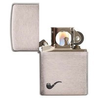 Комплект Zippo Зажигалка Zippo 200PL + Подарочная упаковка + Бензин + Кремни