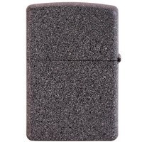 Комплект Zippo Зажигалка Zippo 211 IRON STONE + Подарочная упаковка + Бензин + Кремни