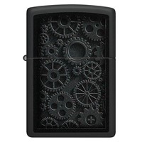 Комплект Zippo Зажигалка Zippo 218 Steampunk Design + Подарочная упаковка + Бензин + Кремни