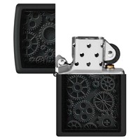 Комплект Zippo Зажигалка Zippo 218 Steampunk Design + Подарочная упаковка + Бензин + Кремни