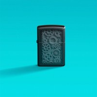 Комплект Zippo Зажигалка Zippo 218 Steampunk Design + Подарочная упаковка + Бензин + Кремни