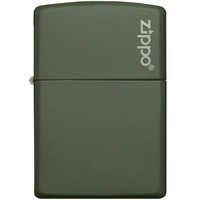 Комплект Zippo Зажигалка Zippo 221 ZL CLASSIC green matte with zippo + Подарочная упаковка + Бензин + Кремни