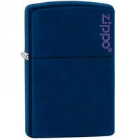 Комплект Zippo Зажигалка Zippo 239ZL CLASSIC navy matte with zippo + Подарочная упаковка + Бензин + Кремни