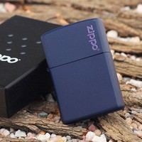 Комплект Zippo Зажигалка Zippo 239ZL CLASSIC navy matte with zippo + Подарочная упаковка + Бензин + Кремни
