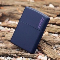 Комплект Zippo Зажигалка Zippo 239ZL CLASSIC navy matte with zippo + Подарочная упаковка + Бензин + Кремни