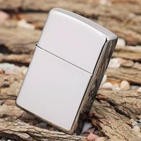 Комплект Zippo Зажигалка Zippo 250 CLASSIC high polish chrome + Подарочная упаковка + Бензин + Кремни