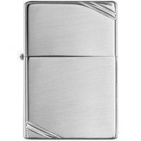 Комплект Zippo Зажигалка Zippo 260 CLASSIC vintage high polish chrome + Подарочная упаковка + Бензин + Кремни