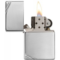 Комплект Zippo Зажигалка Zippo 260 CLASSIC vintage high polish chrome + Подарочная упаковка + Бензин + Кремни