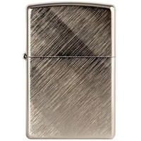 Комплект Zippo Зажигалка Zippo 28182 REG DIAGONAL WEAVE + Подарочная упаковка + Бензин + Кремни