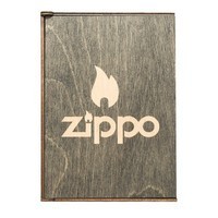 Комплект Zippo Зажигалка Zippo 28182 REG DIAGONAL WEAVE + Подарочная упаковка + Бензин + Кремни