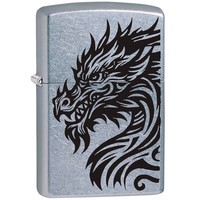 Фото Зажигалка Zippo 207 Dragon CLASSIC street chrome