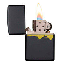 Комплект Zippo Зажигалка Zippo 218 Eyes CLASSIC black matte + Подарочная упаковка + Бензин + Кремни