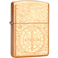 Комплект Zippo Зажигалка Zippo 8496 Armor Constantine + Подарочная упаковка + Бензин + Кремни