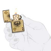 Зажигалка Zippo 46388 Ace of Skulls Design