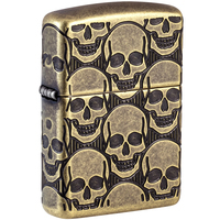 Фото Зажигалка Zippo 46302 Cackling Cranium Design