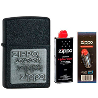 Фото Комплект Zippo Зажигалка 363 + Бензин + Кремни в подарок