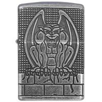 Зажигалка Zippo 28973-078426 Armor Antique Silver Gargoyle